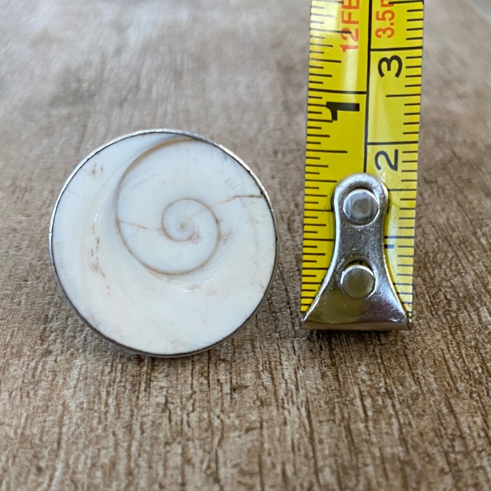 Sterling Silver Shiva Shell Ring - image 5